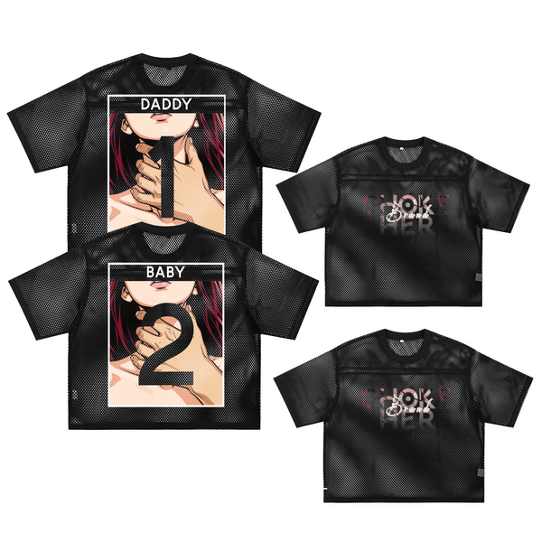 Apex Daddy & Marked Baby | His N Hers Net See-Thru Set